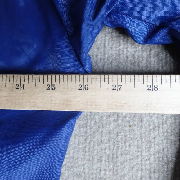 Vintage New England Patriots Jacket Large Blue Pullover Starter Pro Line - Picture 7 of 15